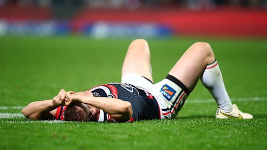 Lindsay Collins after the Dragons loss.