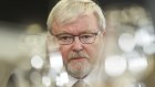 Kevin Rudd says the miners’ glittering profits should be taxed.