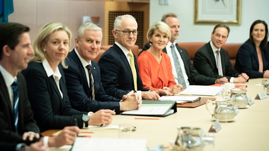 Liberal Party polling report warned cabinet against rash response to Malcolm Turnbull's leadership