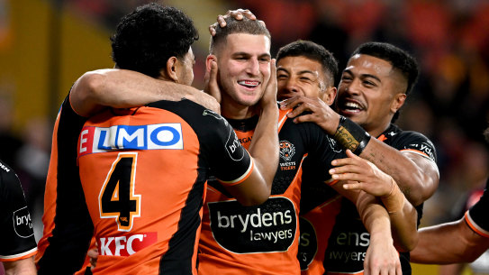 Adam Doueihi is staying put another year at the Wests Tigers.