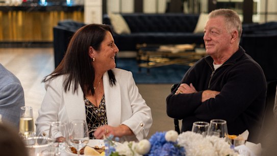 Phil Gould with wife June.