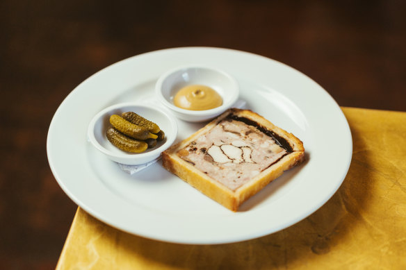 Pate du jour at Chez Crix.