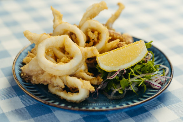 Fried calamari.