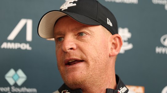 Carlton coach Michael Voss.