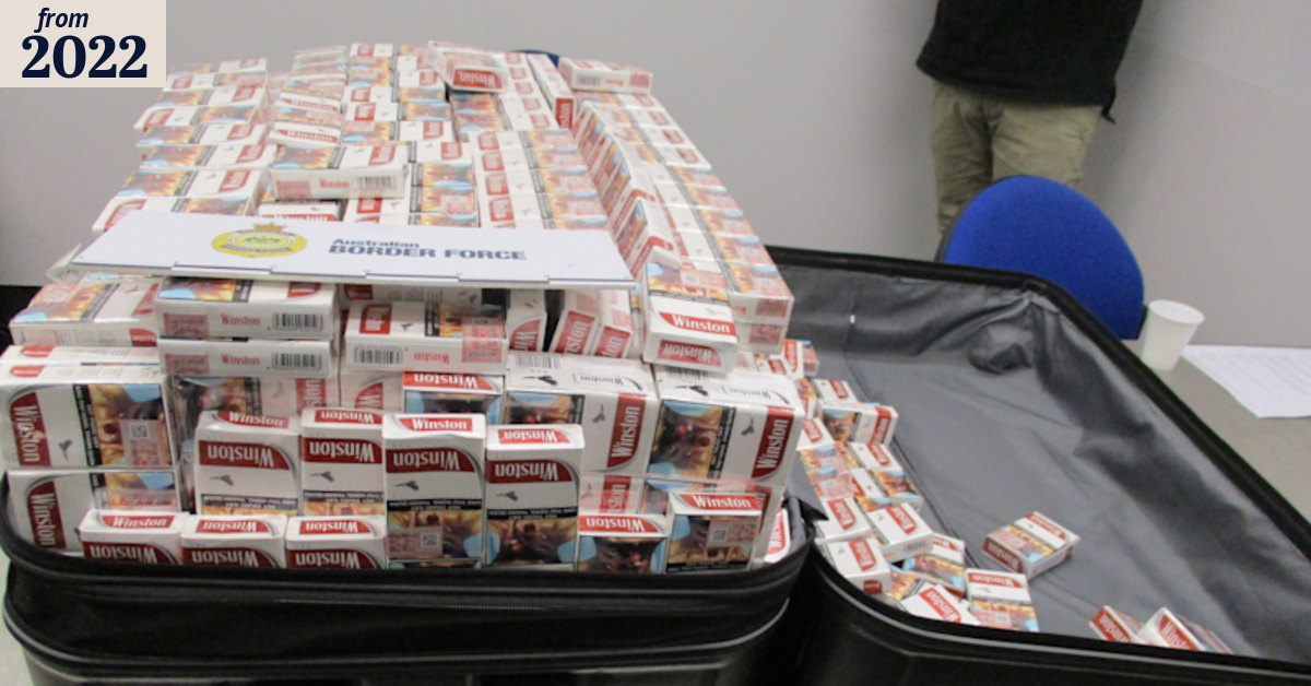 Melbourne Airport: 'Tobacco mules' caught smuggling suitcases full of  cigarettes