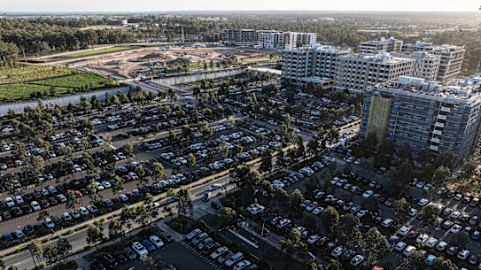 Carparking demand at Tallawong station car park is growing at a rate of 50 per cent a year, the review found.