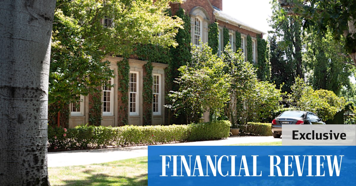 Luxury property: Rich Lister David Hains Toorak mansion on the market for $42.5m - Vimarsana News