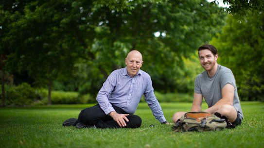 Les Firth and Alex Mallon: “I believed in nurture more than nature until I met Les. He’s brought some clarity, perhaps, to why I am the way I am.”