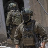 Israeli soldiers in the southern Gaza Strip.