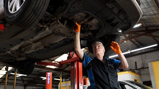 Tom Horne of Castle Automotive in Artarmon, Sydney.
