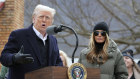 President Donald Trump, along side first lady Melania Trump, said he won’t be responsible if attacks happen.