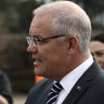 Prime Minister Scott Morrison on the campaign trail.