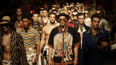 Back from the brink? The Dolce & Gabbana men's show in Milan this month.
