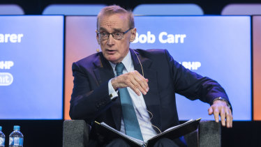 Bob Carr, director of the Australia-China Relations Institute.