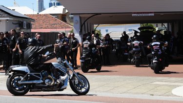 Police will be out in force to escort the funeral procession. 