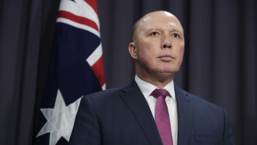 Home Affairs Minister Peter Dutton wants mandatory sentences to apply to protesters.