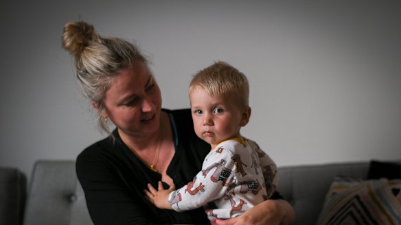 Baby Billy suffered a stroke in the womb of his mother Maryke.