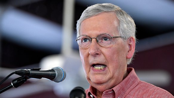 US Senate Majority Leader Mitch McConnell.