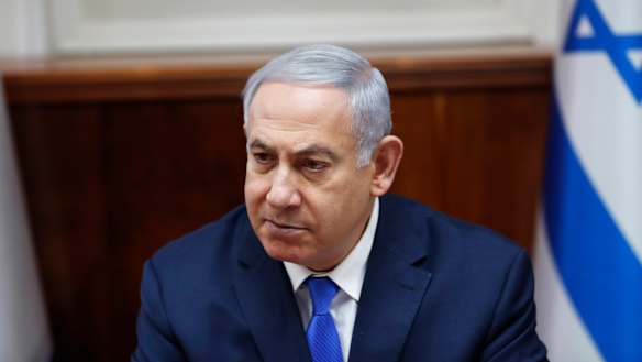 Israeli Prime Minister Benjamin Netanyahu, who has formally launched his election campaign.