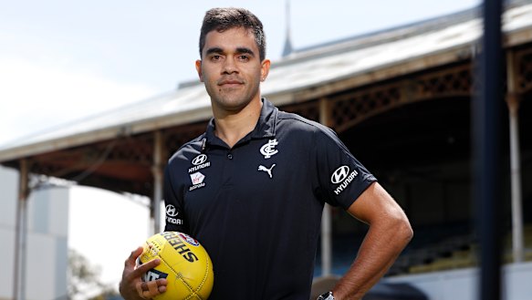 Martin is ready to settle as a forward for the Blues. 