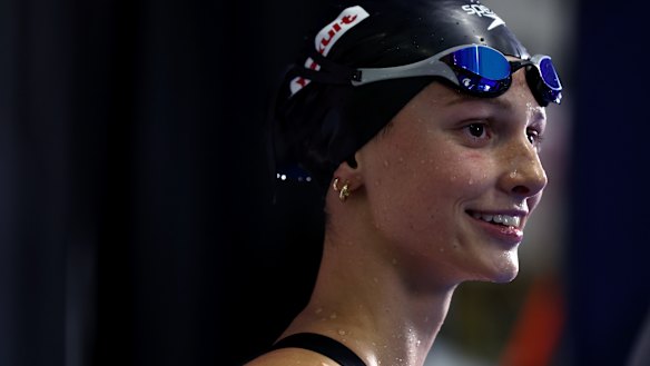 Canadian swim sensation Summer McIntosh.