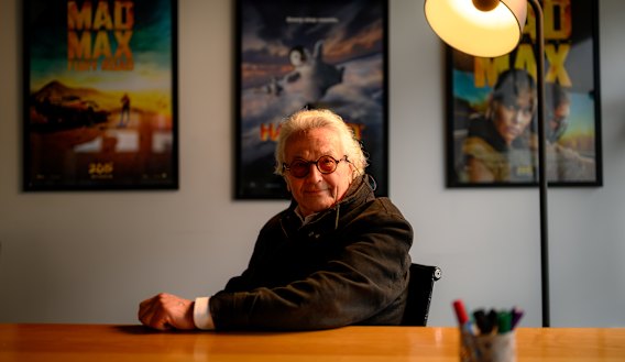 “I seriously doubt they can run a proper AACTA Awards next year”: George Miller at his office at Disney Studios in Sydney.