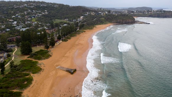 Beaches were closed on Friday.