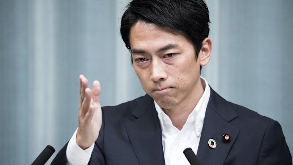 Japan's newly appointed Environment Minister Shinjiro Koizumi.