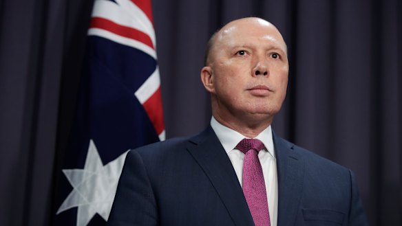 Home Affairs Minister Peter Dutton wants mandatory sentences to apply to protesters.