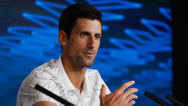 Novak Djokovic has been spending an extended period with his family in Spain during the worldwide crisis.