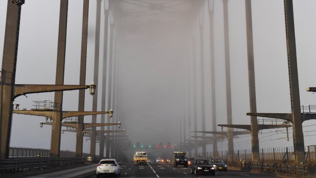 While the fog reduced visibility for drivers, it did not cause any traffic issues.