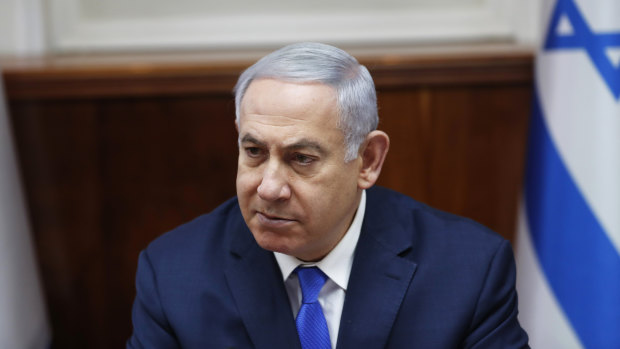 Israeli Prime Minister Benjamin Netanyahu, who has formally launched his election campaign.