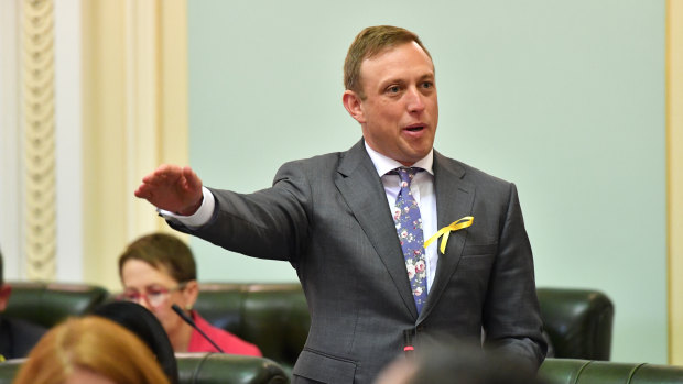 Health Minister Steven Miles gave a spirited defence of Labor's legislation in Parliament.