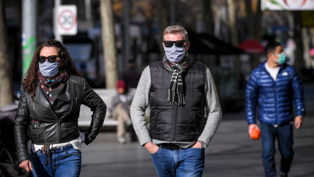 Masks have been mandatory in Melbourne since July 22.
