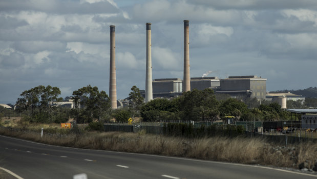 The coalface: Gladstone's NRG coal-fired power station is the largest in Queensland.