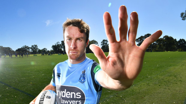 Fickle finger of fate: James Maloney has made a remarkable return to the NSW team.