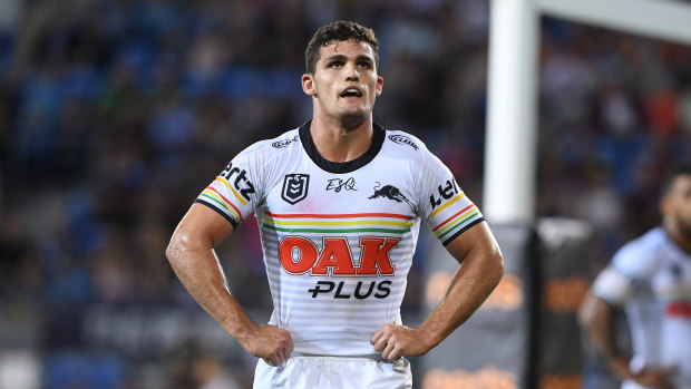 Slow start: Nathan Cleary's Panthers have slumped to a 2-3 record after losing to the Titans.