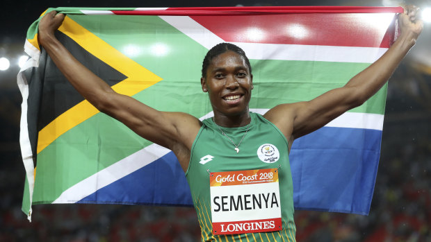 Caster Semenya wins the 1500 metres on Tuesday night.