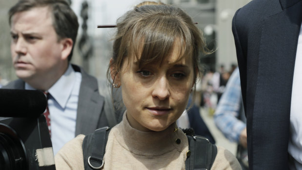 Actress Allison Mack, one of the senior members of NXIVM who face jail time for their involvement in the cult.