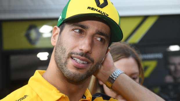 Progress: Renault's Daniel Ricciardo is making positive steps with his new team.