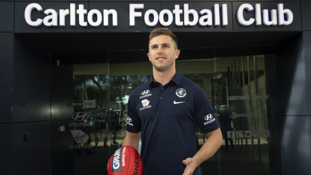 Marc Murphy confirmed he will stay at Carlton on Monday. 