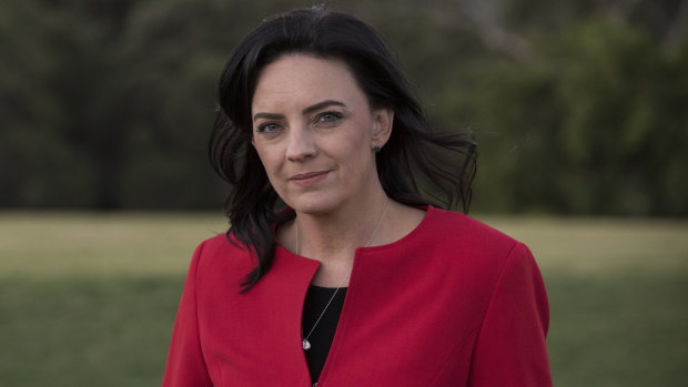 Emma Husar on Wednesday after announcing she would not recontest the next election. 