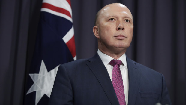 Home Affairs Minister Peter Dutton has started data sharing negotiations with US Attorney-General William Barr.