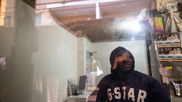 Musa Kamara is making breakfast for his family every day, something he had never done before. 