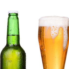 Hopping mad: Some English pubs have started to run short of lager.