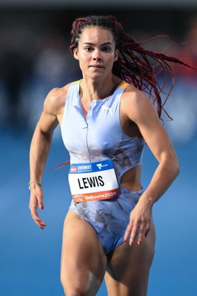 Australia’s Torrie Lewis won the 200m in her Diamond League debut in China.