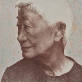 Archibald Prize 2021 finalist
Hong Fu’s ‘Professor Mabel Lee’.
