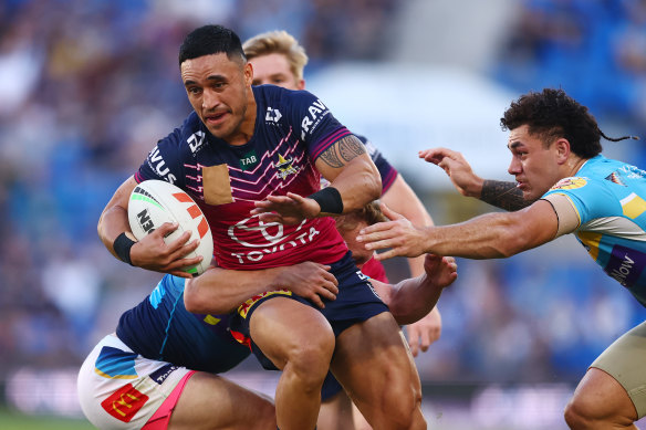 Valentine Holmes is banned for Australia’s first game of the Pacific Championships.