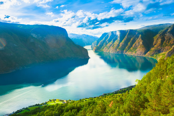 Stunning scenery … Sognefjord, Norway.