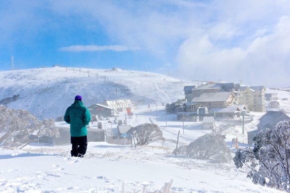A wintry blast brought snow to the Alps including Mt Hotham earlier in May.